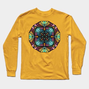 Geometric tile design Long Sleeve T-Shirt